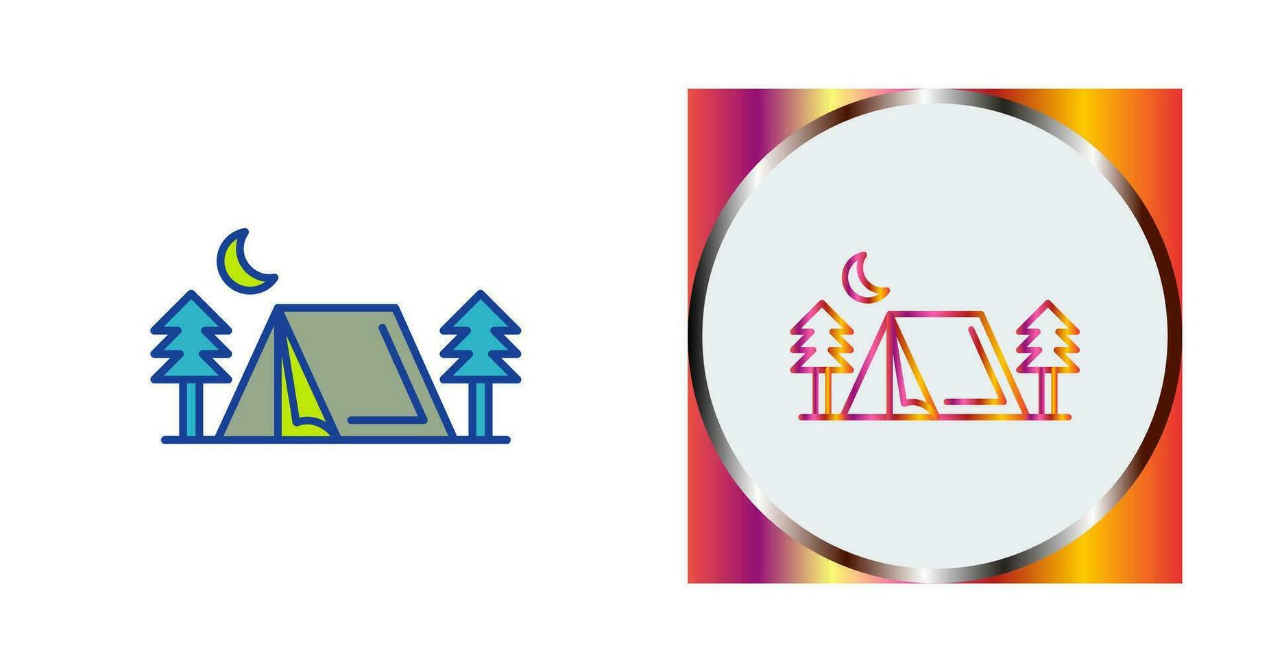 Tent Vector Icon