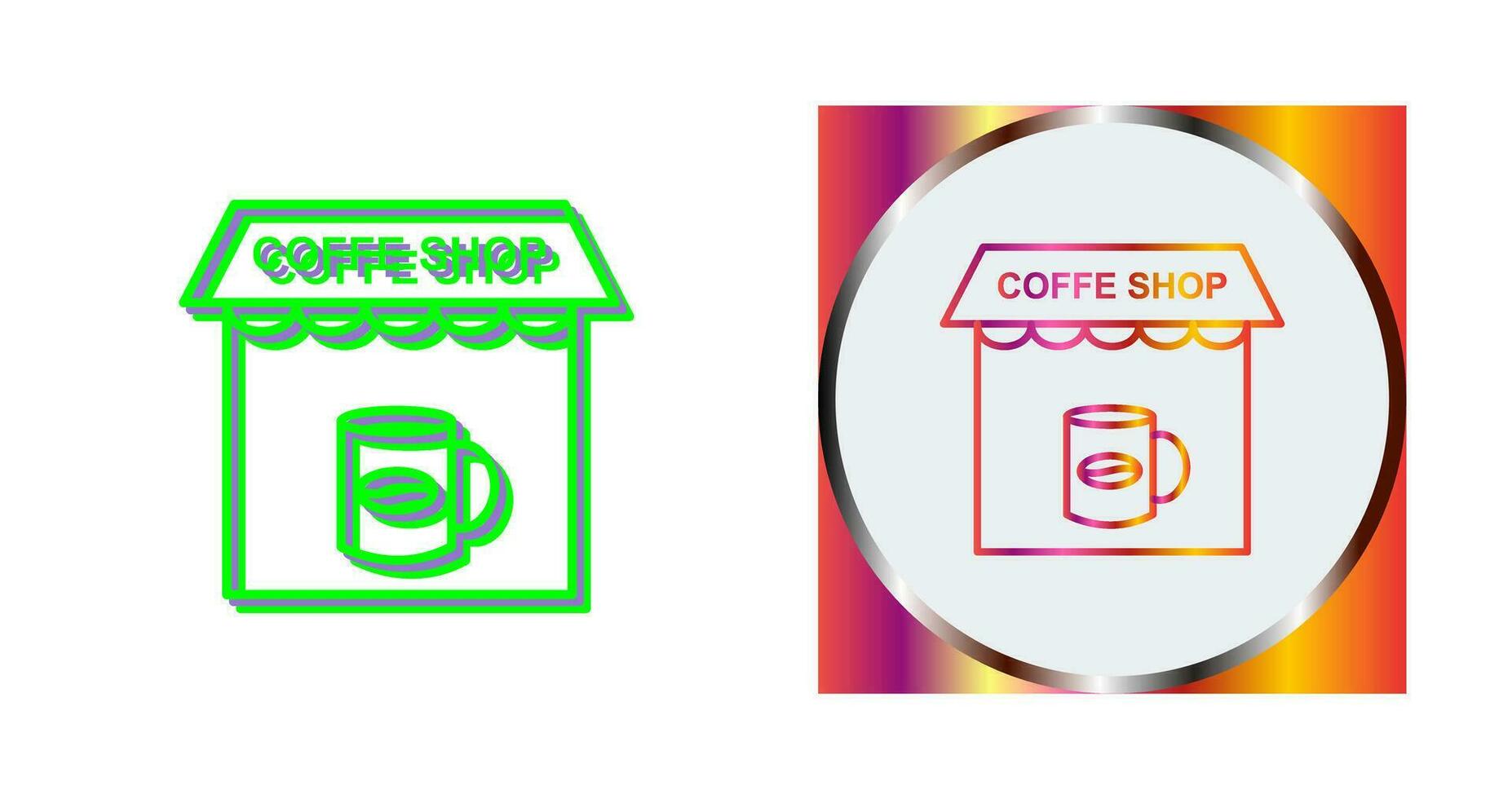 Coffee Shop Vector Icon