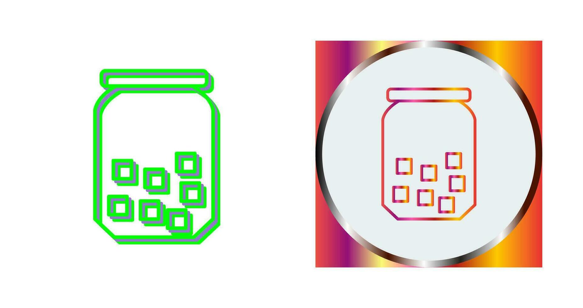 Sugar Bottle Vector Icon