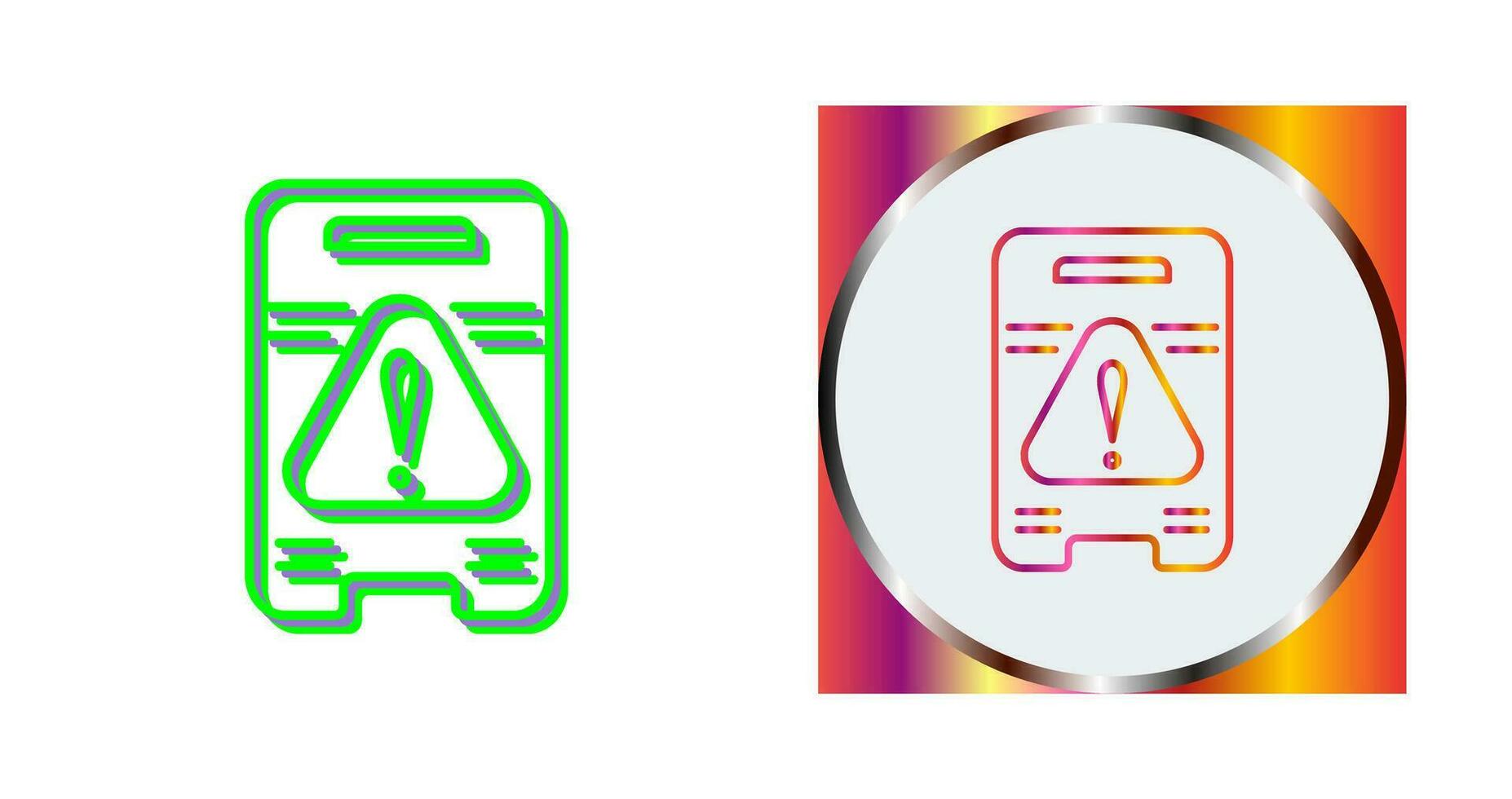 Caution Sign Vector Icon