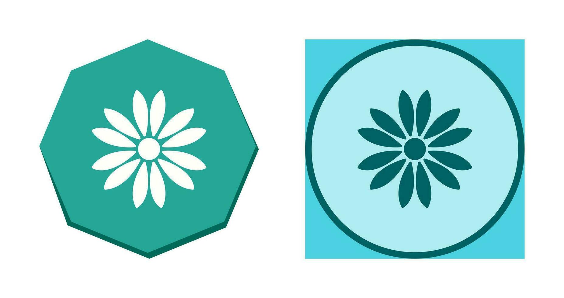 Unique Flower Vector Icon