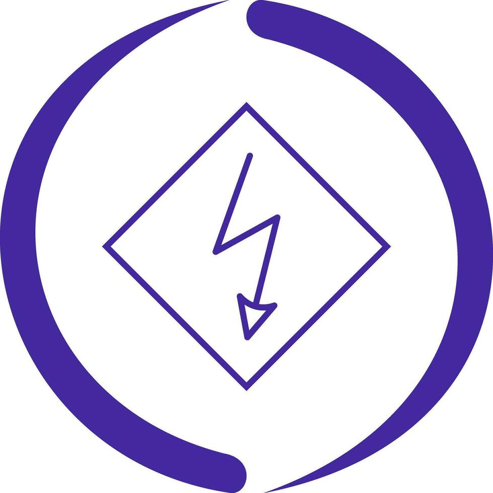 High Voltage Vector Icon