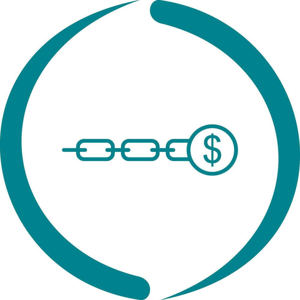 Unique Link Sales Vector Icon