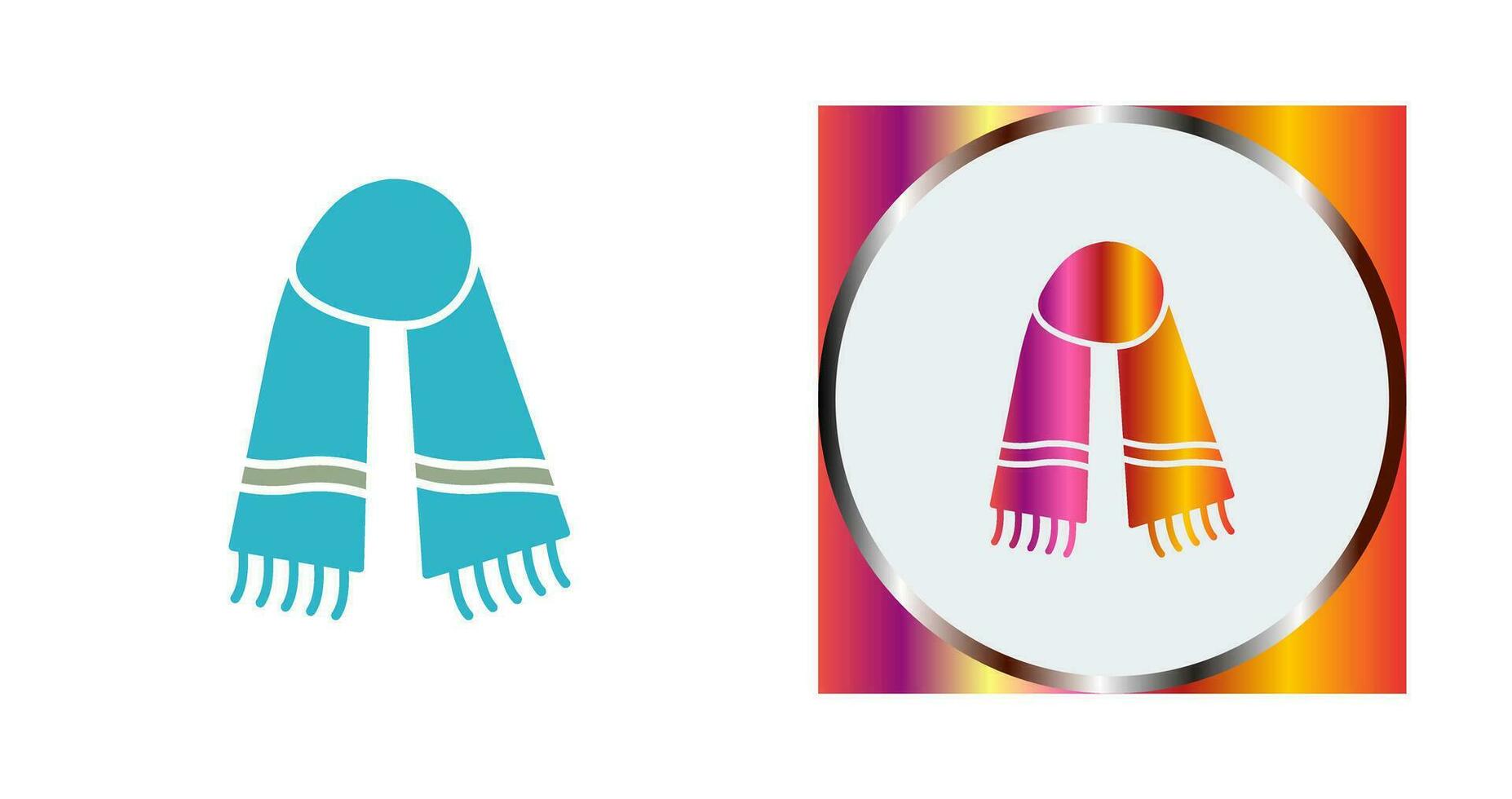 Warm Scarf Vector Icon