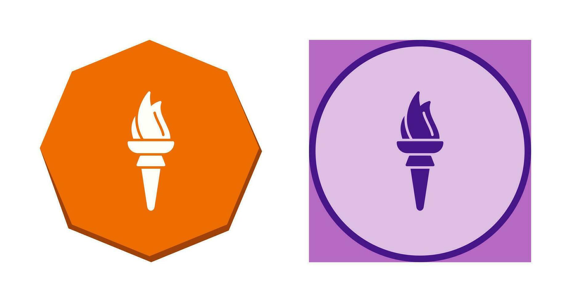 Torch Vector Icon