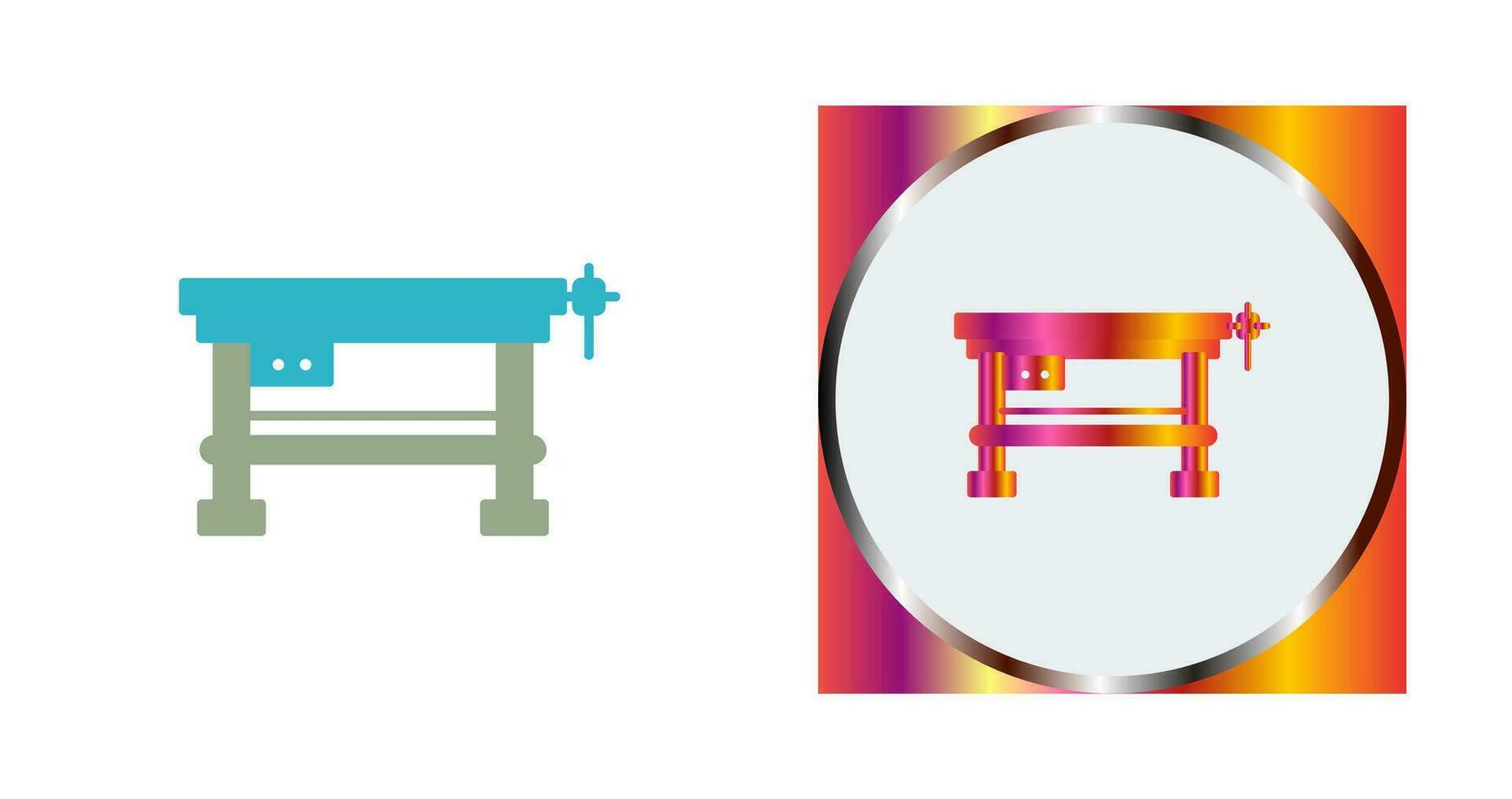 Work Bench Vector Icon