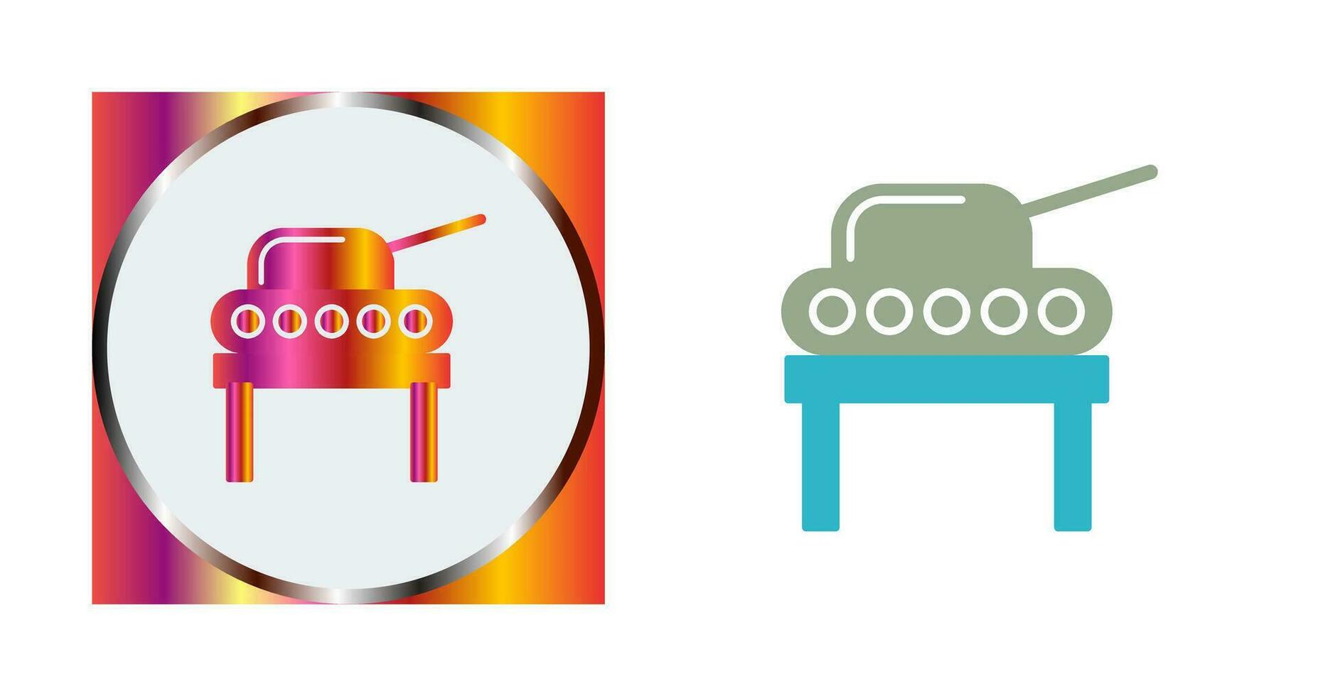 Tank Exhibit Vector Icon