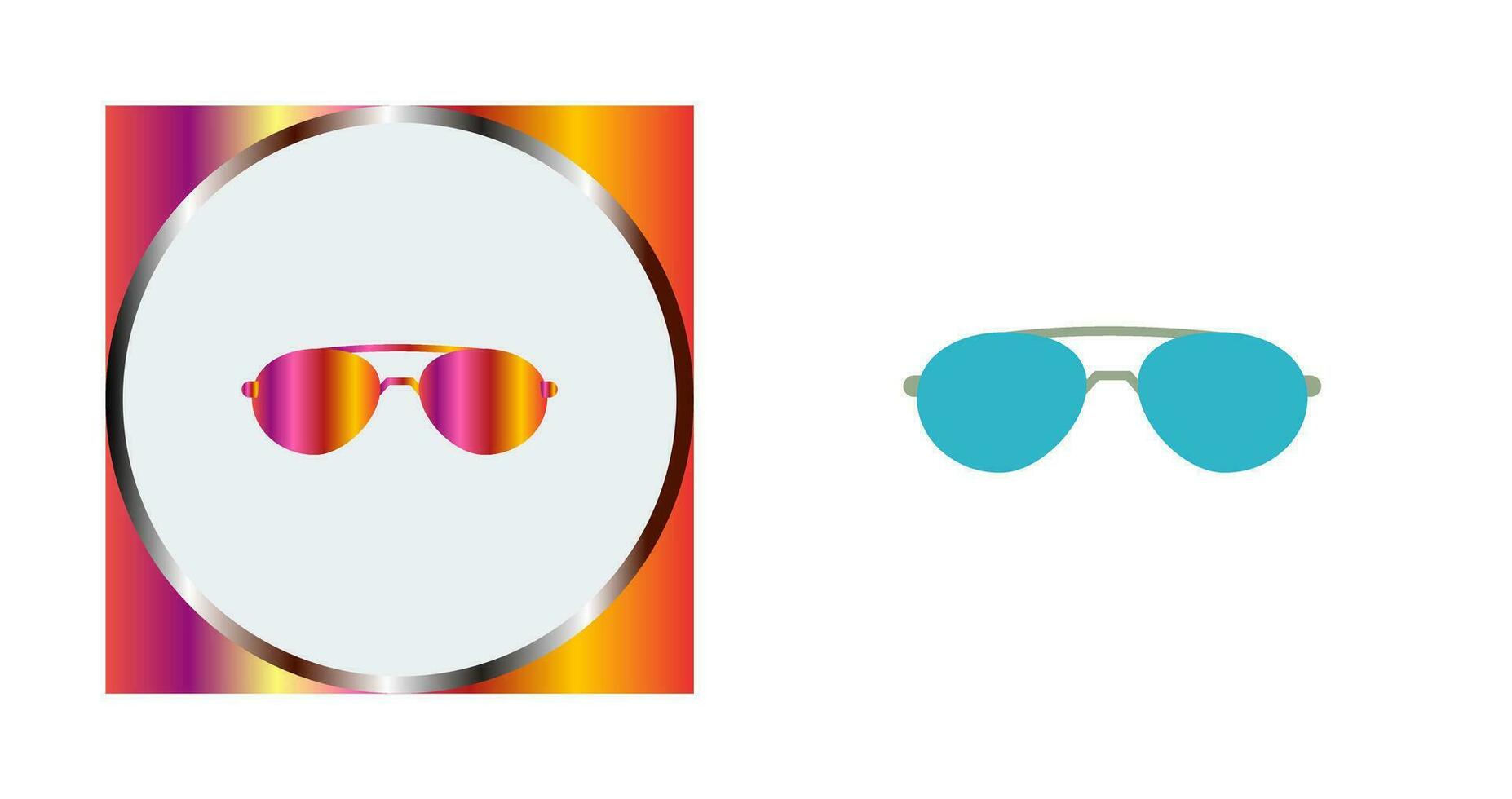 icono de vector de gafas de sol