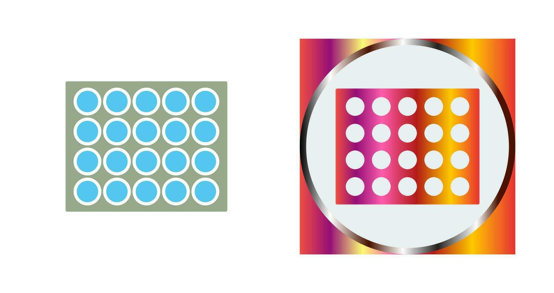 Colored Palette Vector Icon