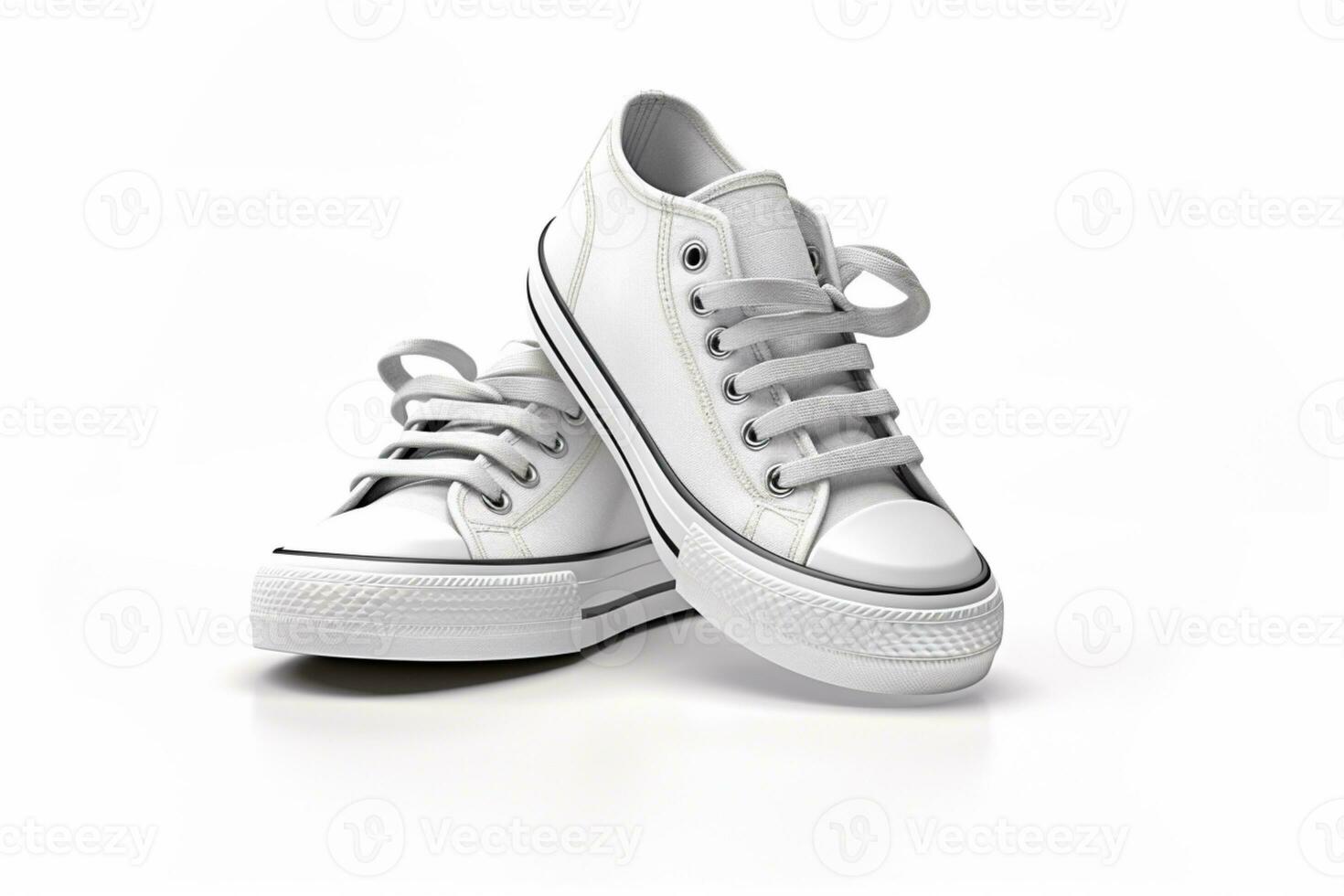 Shoes on isolated White background ai generative photo