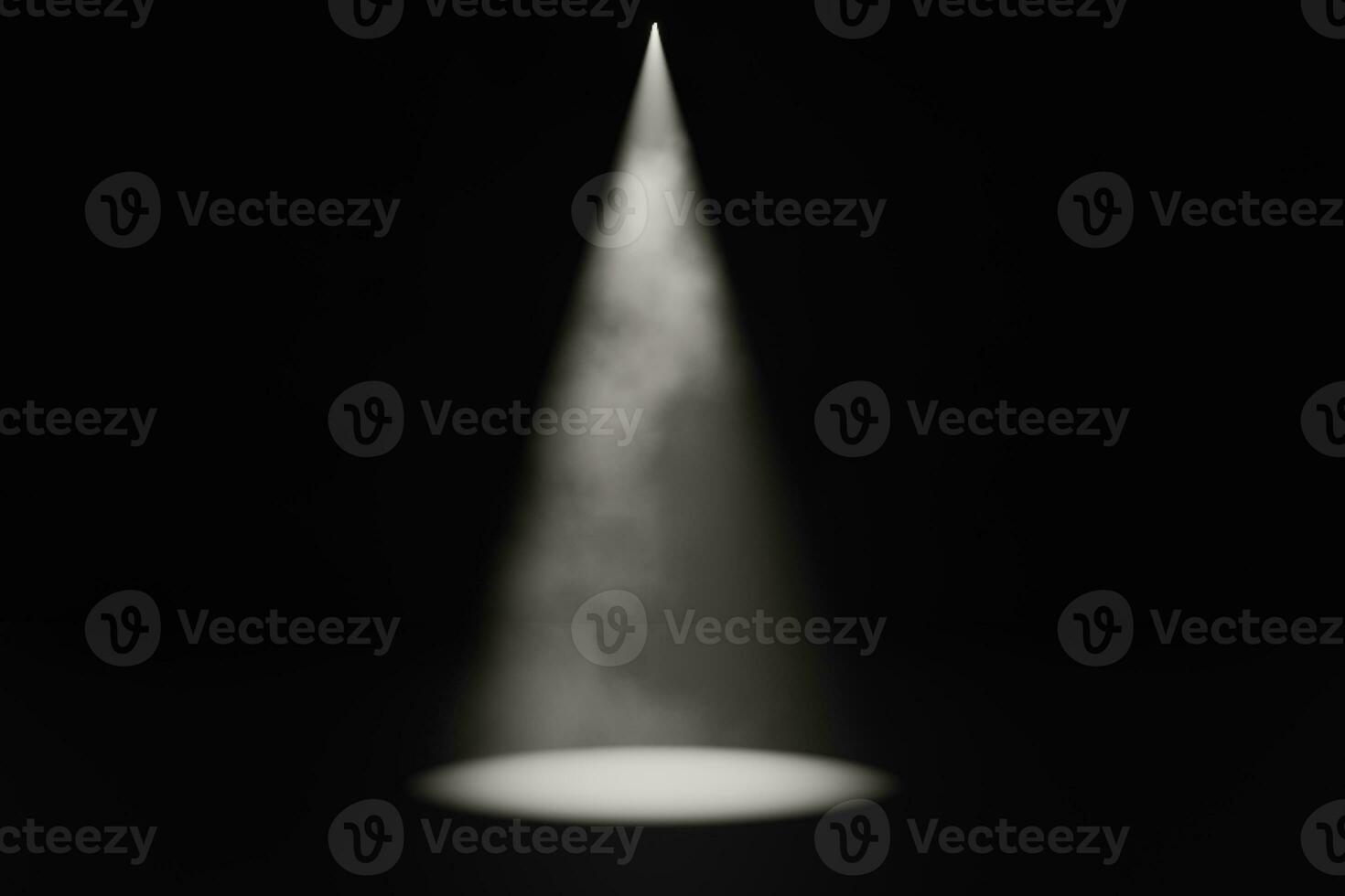 Studio room background with focus spotlights dark gray background with spotlights shining concert stage lighting rendering 3d illustration photo