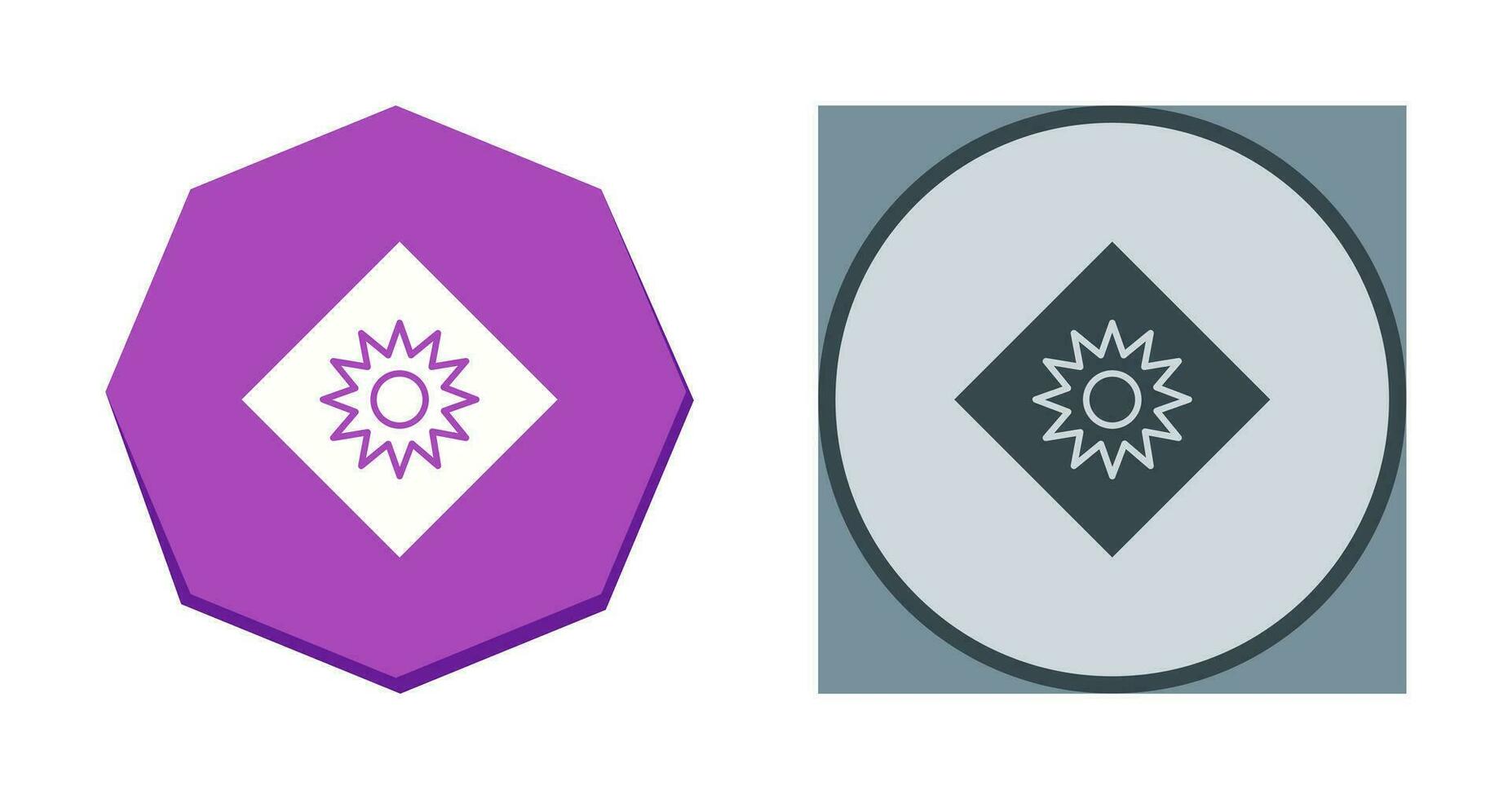 Optical Radiation Vector Icon