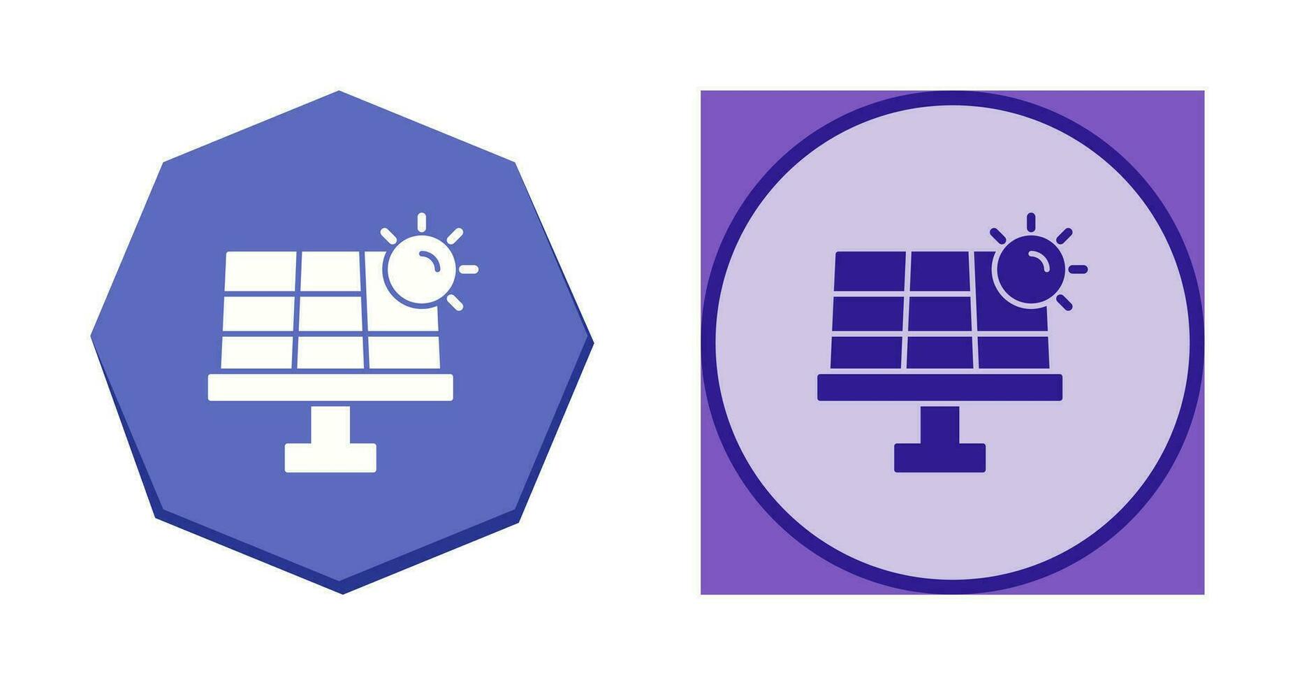 icono de vector de energía solar