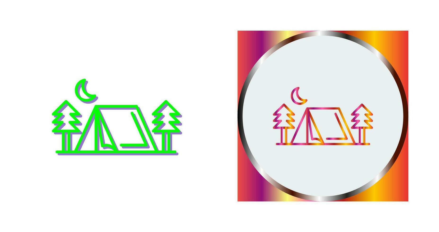 Tent Vector Icon