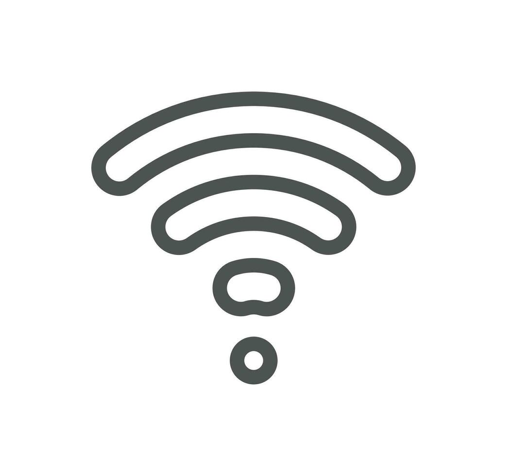 Network related icon outline and linear vector. vector