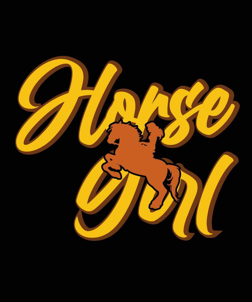 VINTAGE HORSE RIDING T SHIRT DESIGN vector
