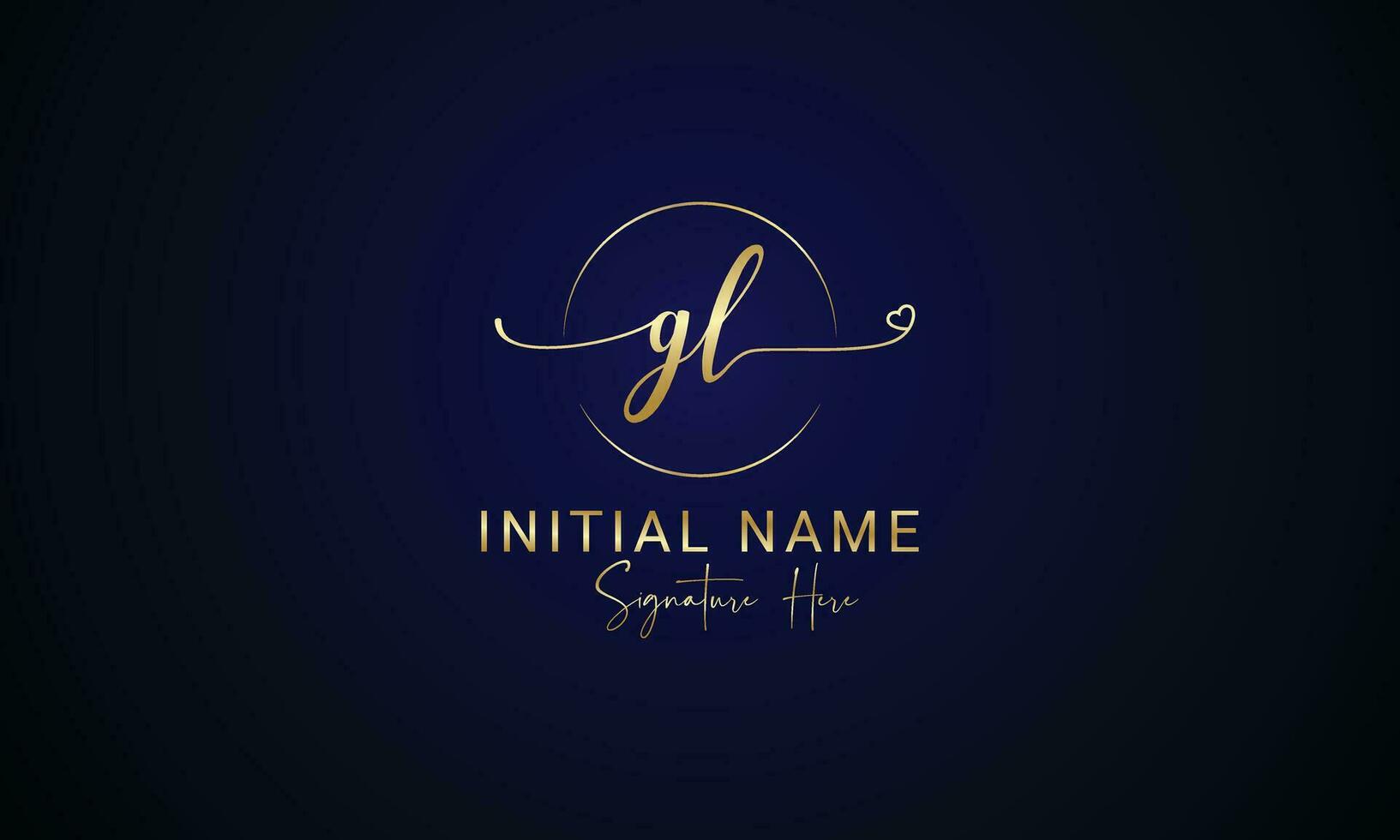 Initial GL, LG, G and L Letter Luxury-Premium Logo vector