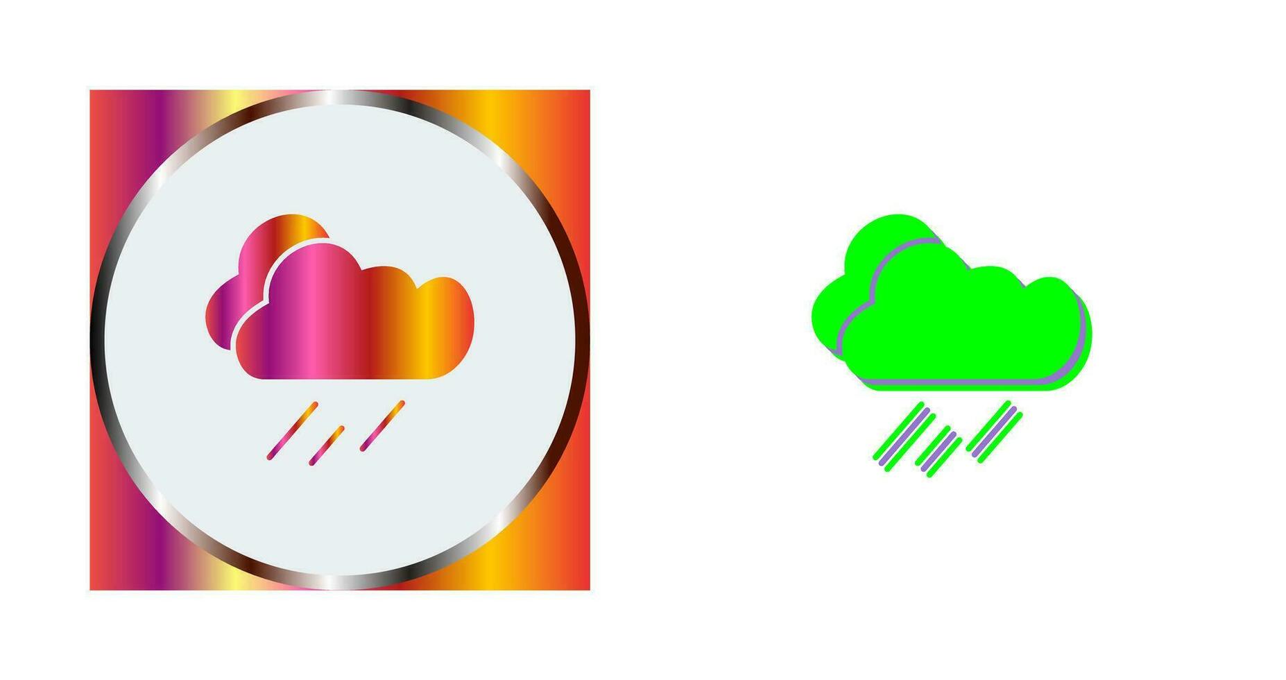Rain Vector Icon