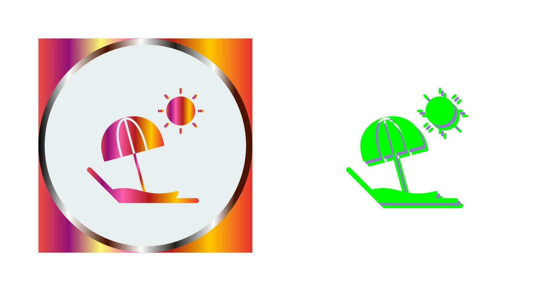 Beach Vector Icon