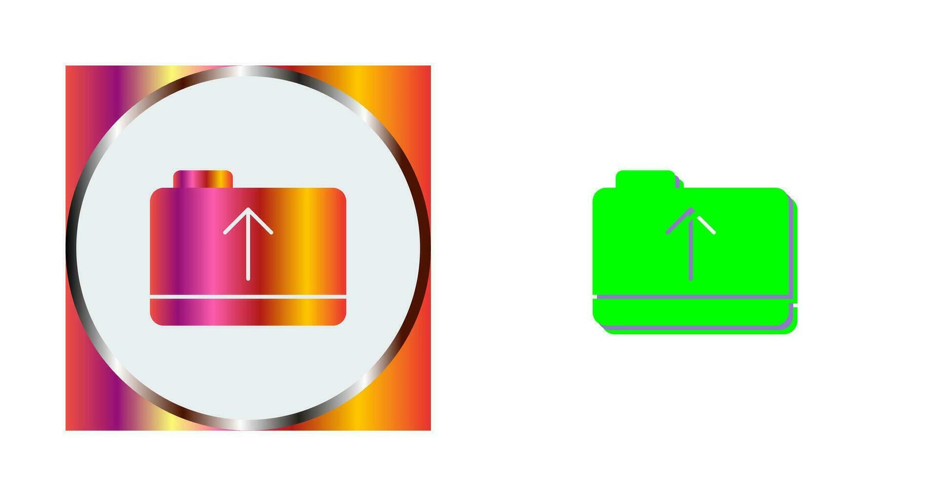 Unique Folder Vector Icon