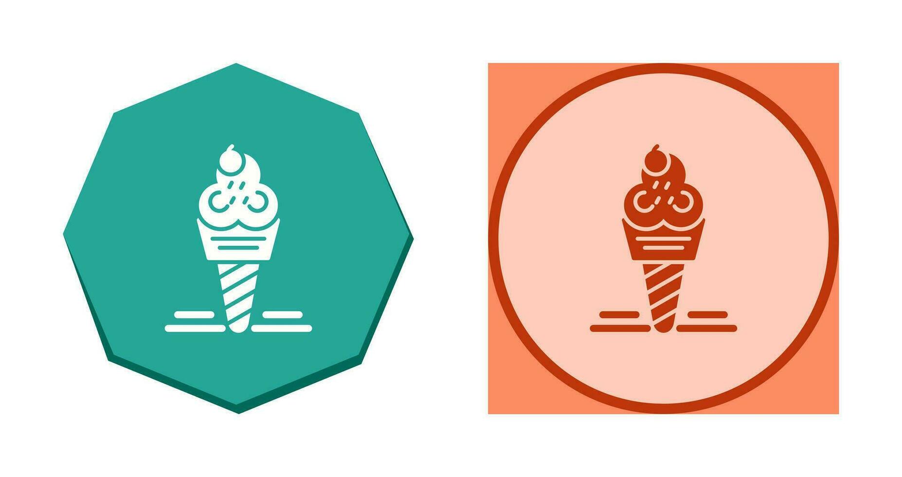 icono de vector de helado