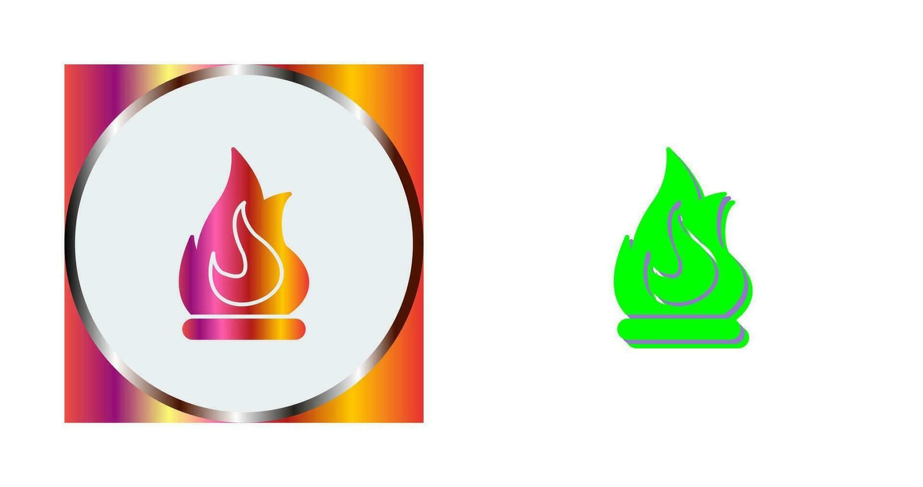 icono de vector de fuego