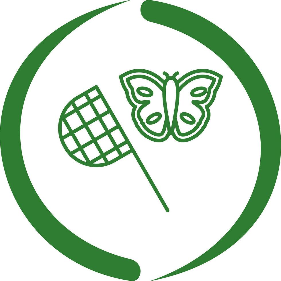Butterfly Catcher Vector Icon