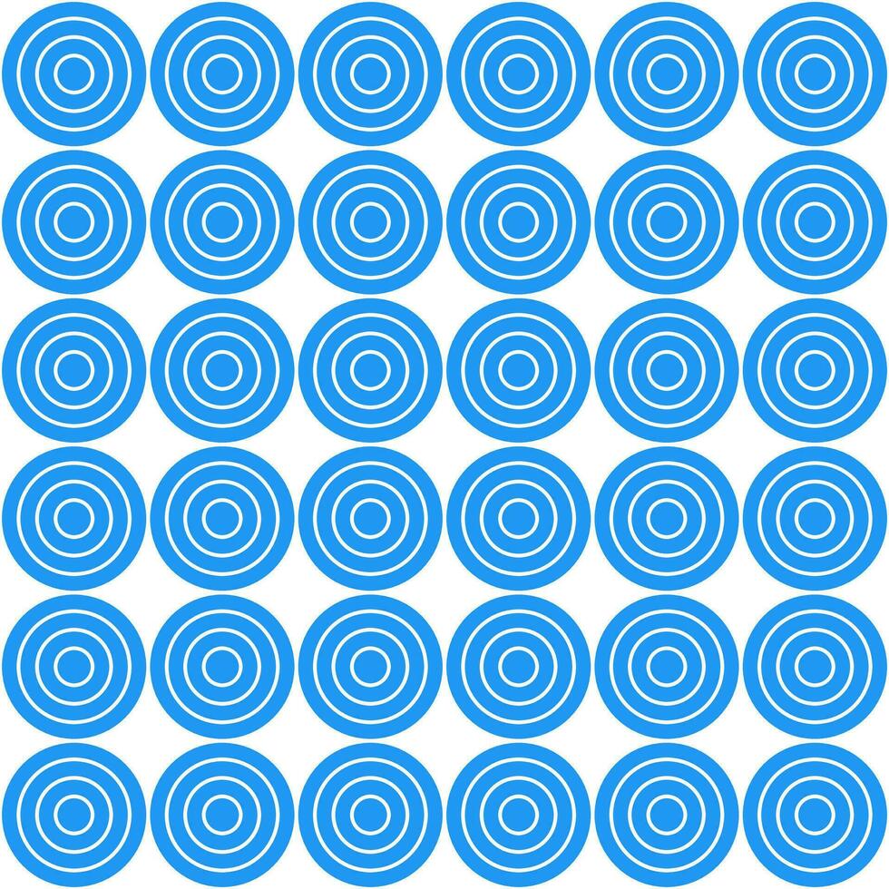 azul circulo modelo. circulo vector sin costura modelo. decorativo elemento, envase papel, pared losas, piso losas, baño losas.