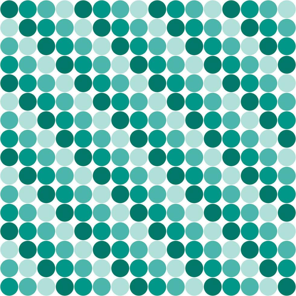 Green tile background, Circle mosaic tile background, Tile background, Seamless pattern, Mosaic seamless pattern, Mosaic tiles texture or background. Bathroom wall tiles, swimming pool tiles. vector