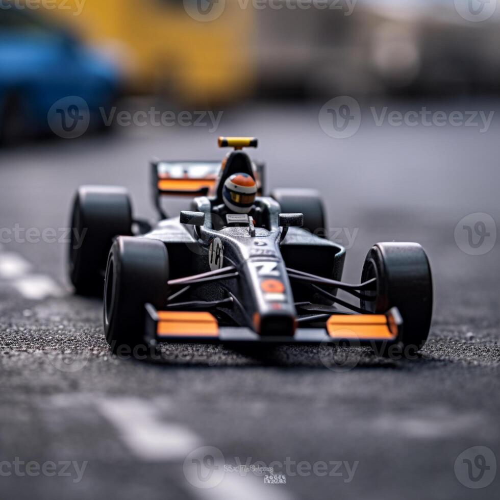 3d rendered mini formula one car f1 photo
