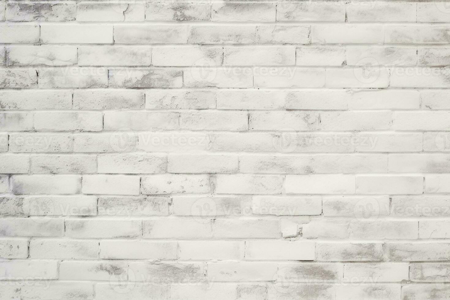 Clásico blanco ladrillo pared antecedentes texturizado ai generativo foto