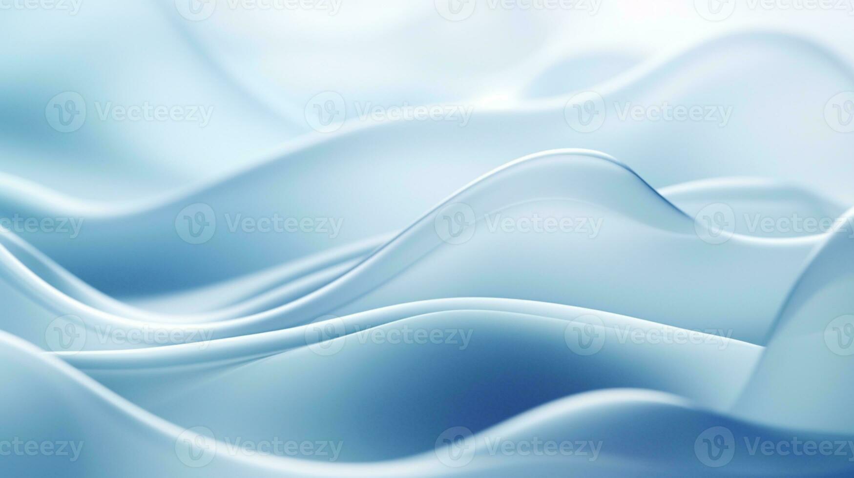 3d rendered Abstract Blue Wavy background AI Generative photo
