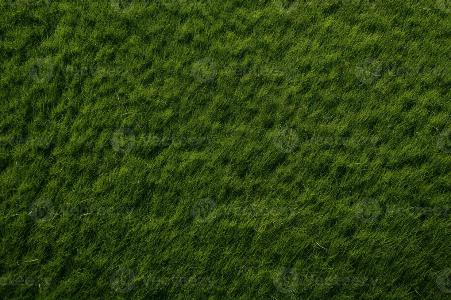 top view of Seamless green grass pattern ai generative photo