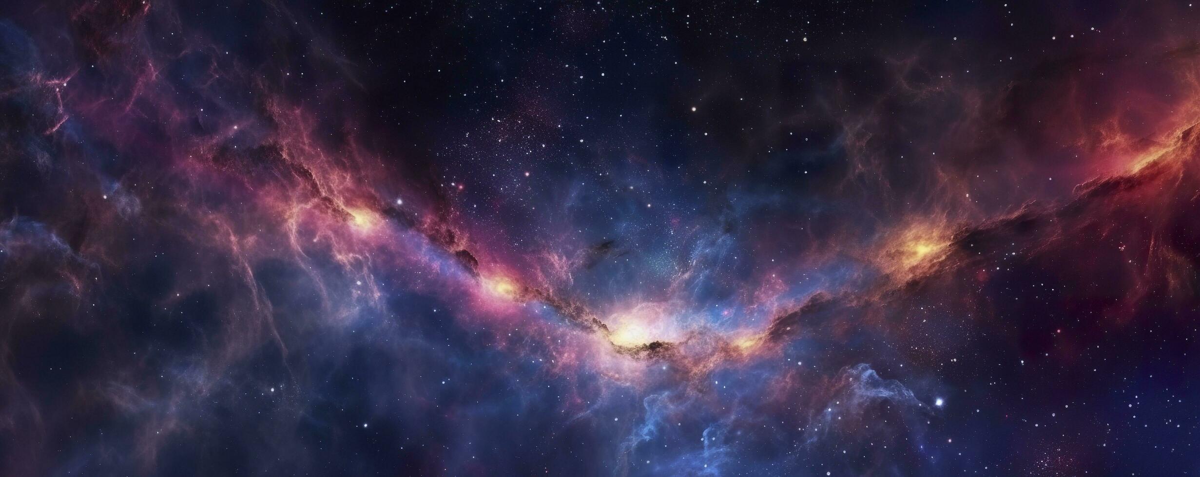a photo of very dark starry night space taken from James Webb Space Telescope, night sky, dark black and dark blue tone, nebula, AI Generative