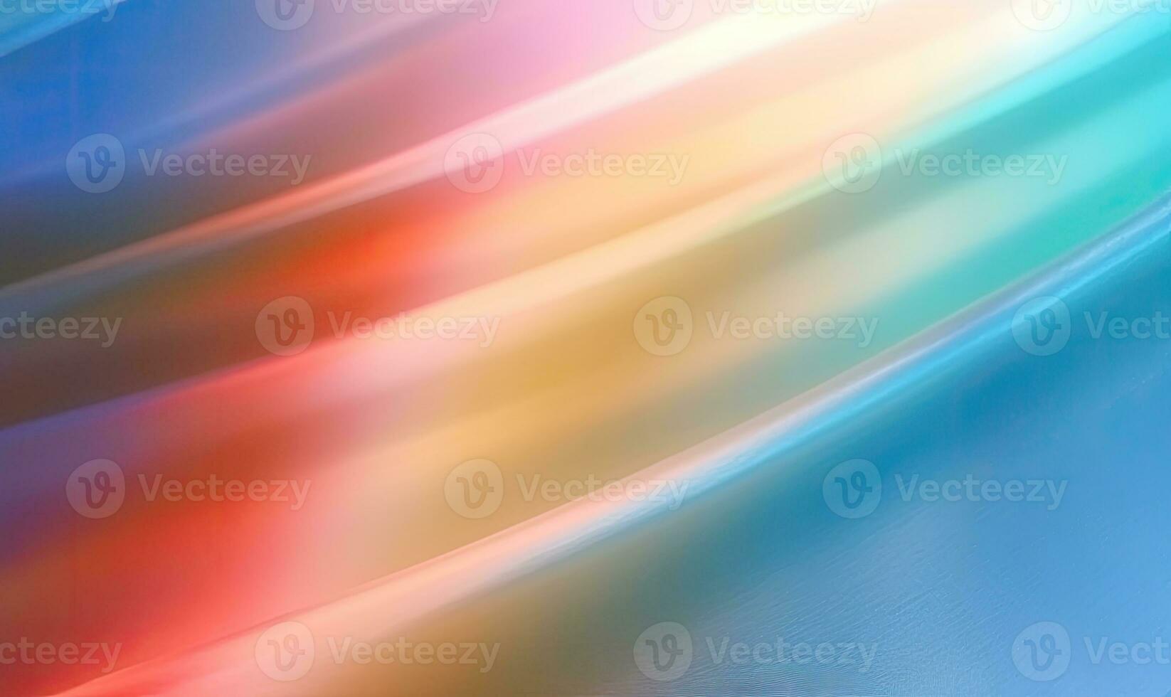 Abstract rainbow wave wallpaper. Holographic background. For banner, postcard, book illustration. Created with generative AI tools photo