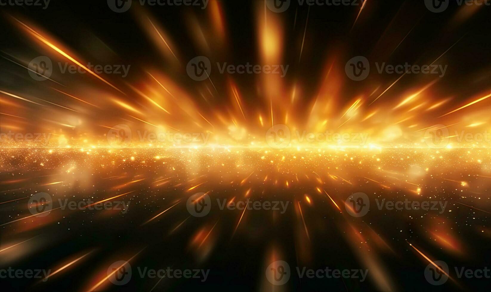 Light through wet windows. AI generative. photo