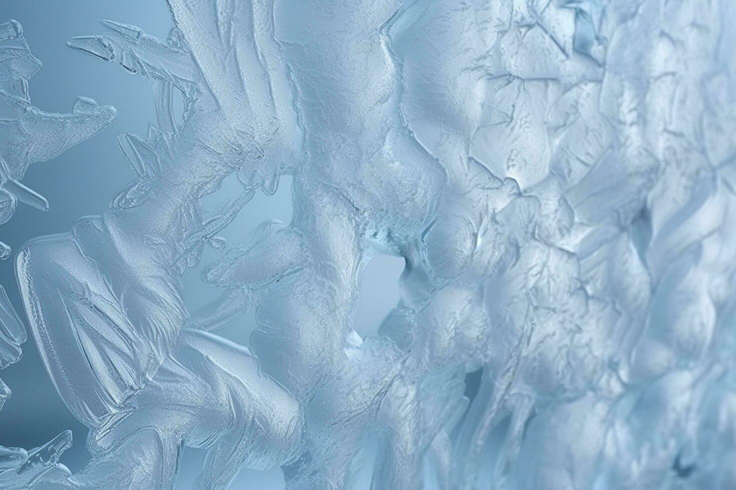 Abstract ice textures on car window in winter. Frosted Glass and Ice. A Textured Look. backgrounds and textures concept. AI Generative photo