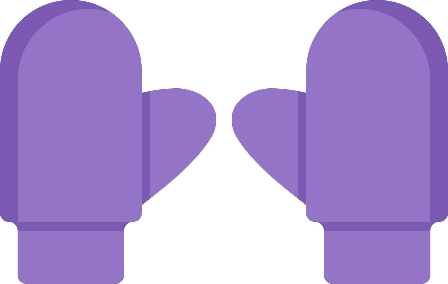 Gloves icon vector for winter event. Mitten icon for cold season graphic resource. Gloves for icon, symbol, winter or Christmas celebration. Winter clothes to keep the body warm