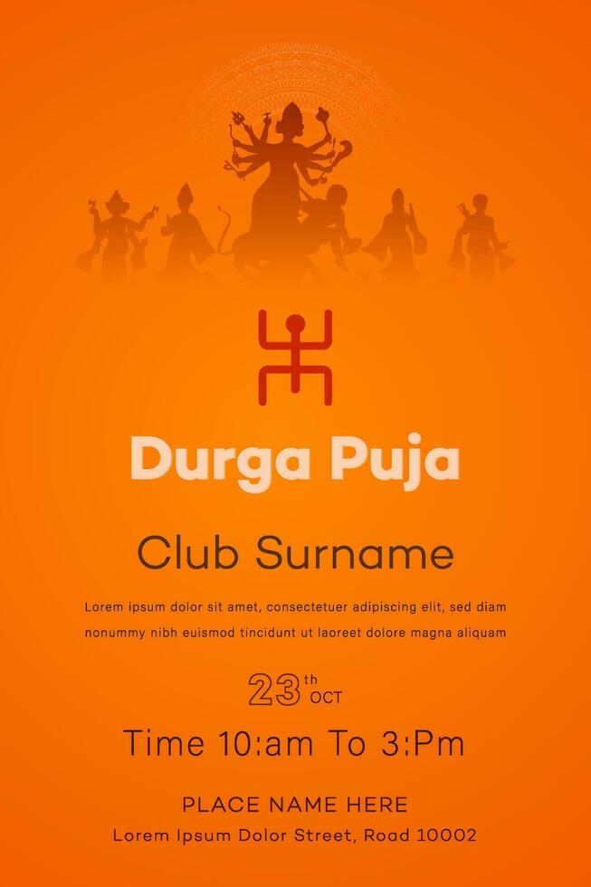 vector happy durga pooja indian festival card,durga puja banner,puja invitation card,invitation card,durga puja post,durga puja poster,Goddess, Web Banner, Poster, Social Media Post,