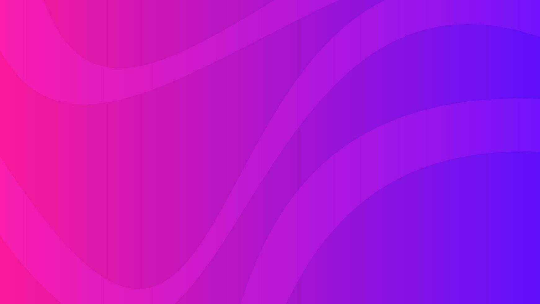 Modern colorful gradient background with wave lines vector
