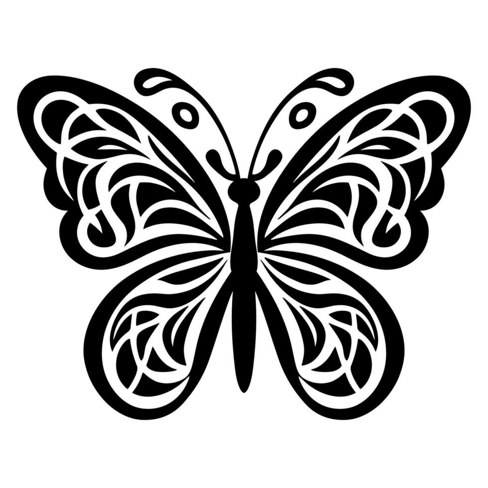 Butterfly celtic knot vector