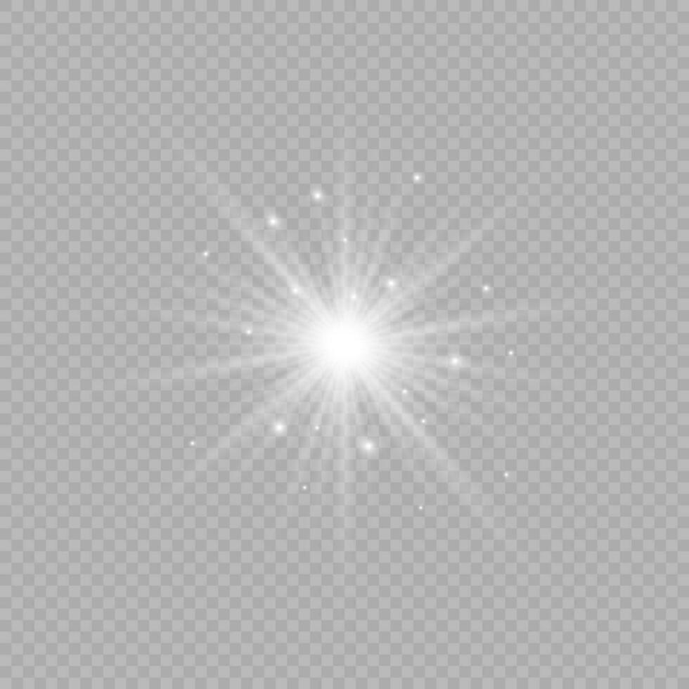 Light effect of lens flares vector