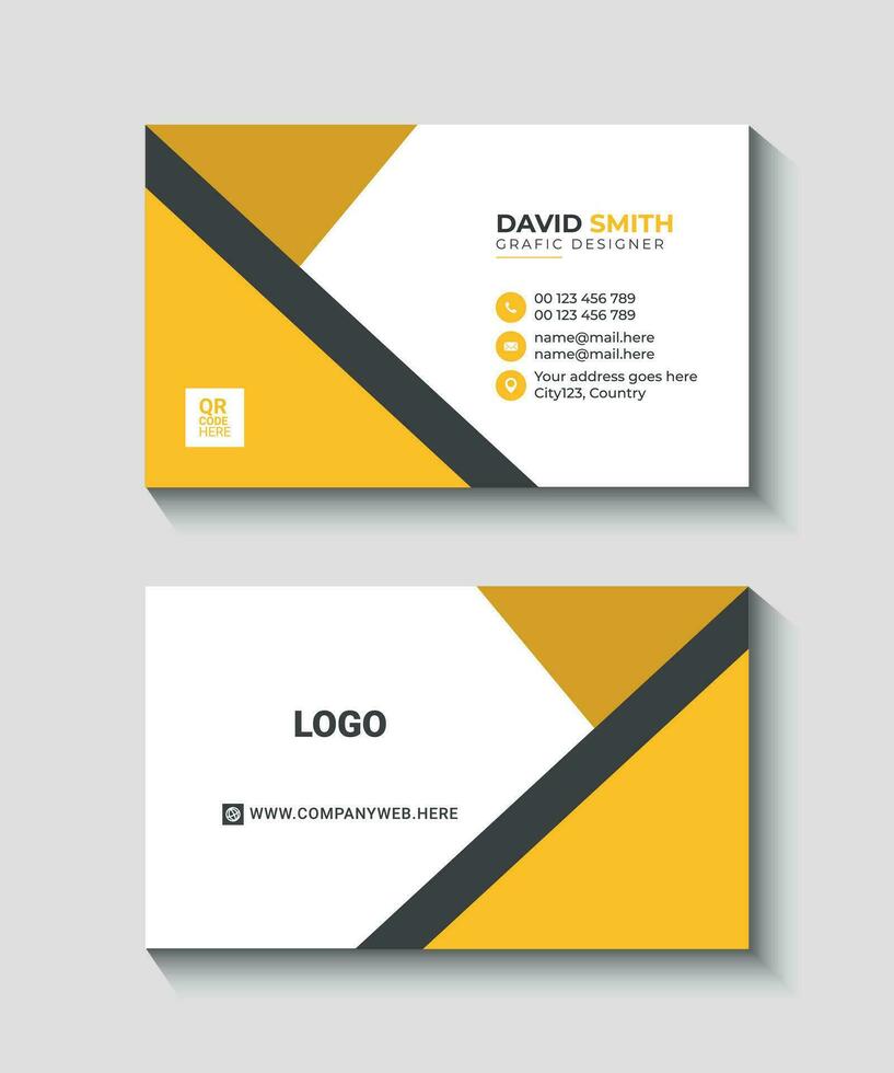modern business card template vector