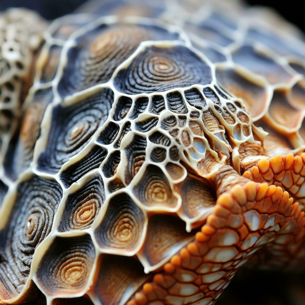 Close-up of the intricate details of a sea turtles shell 29846874 Stock ...