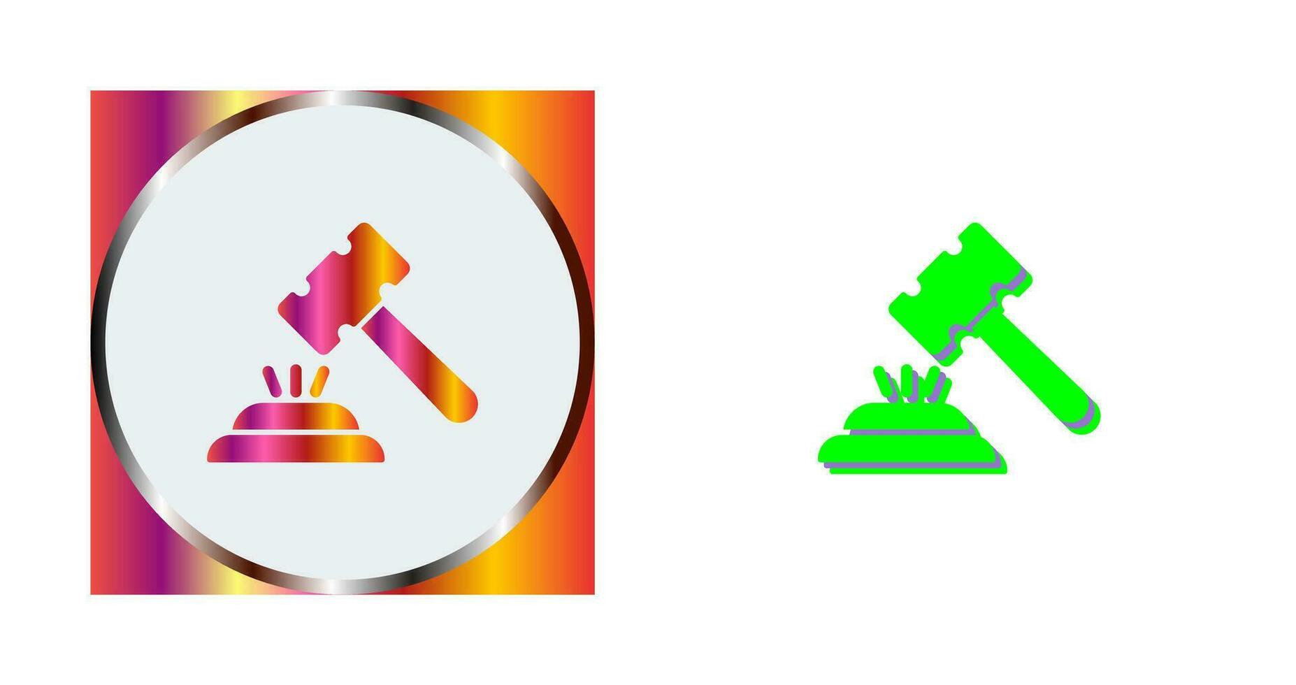 Gavel Vector Icon