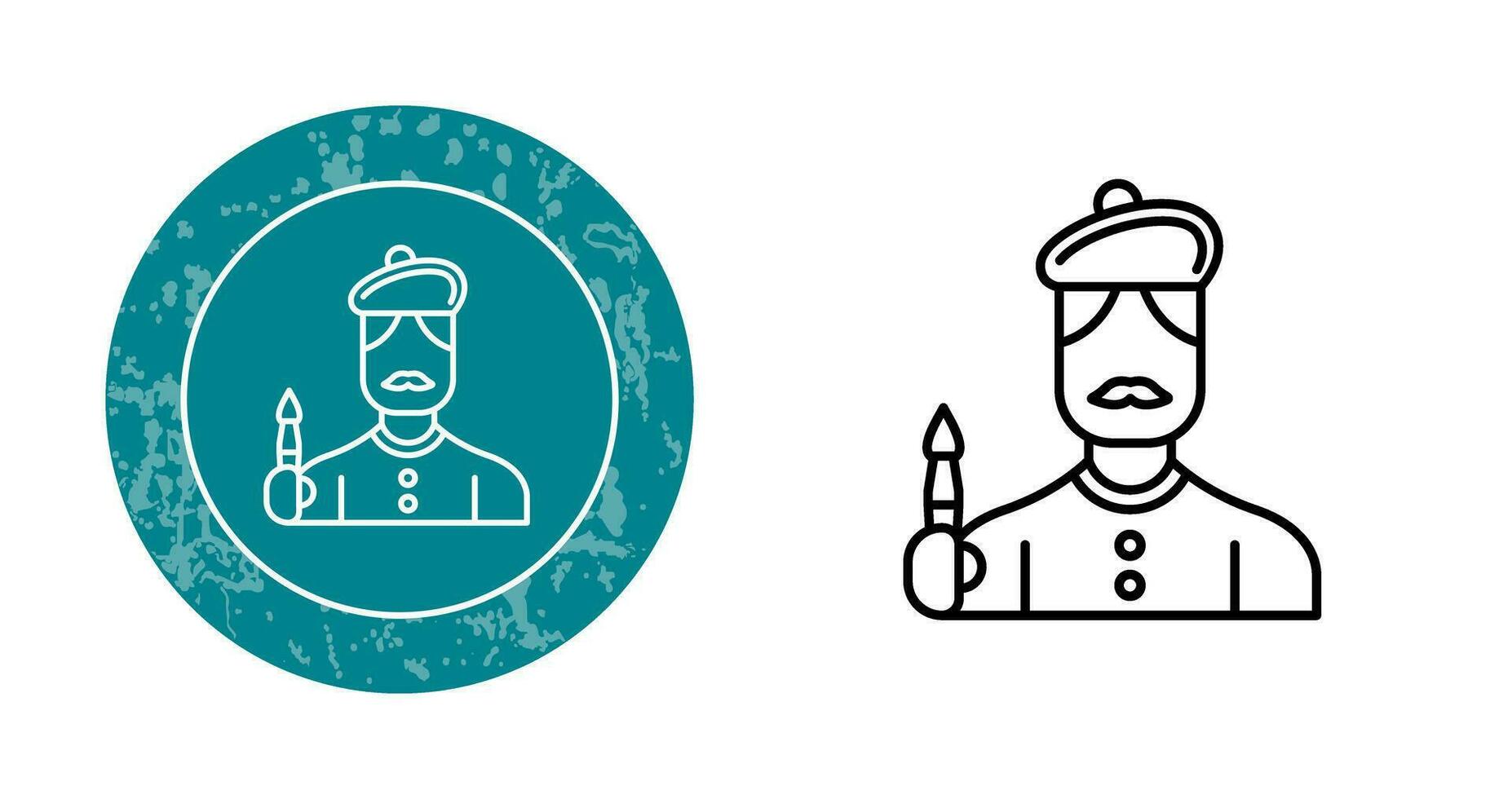 Artist Vector Icon