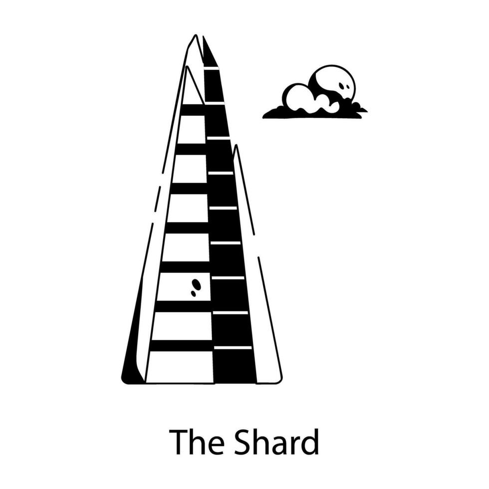 Trendy The Shard vector