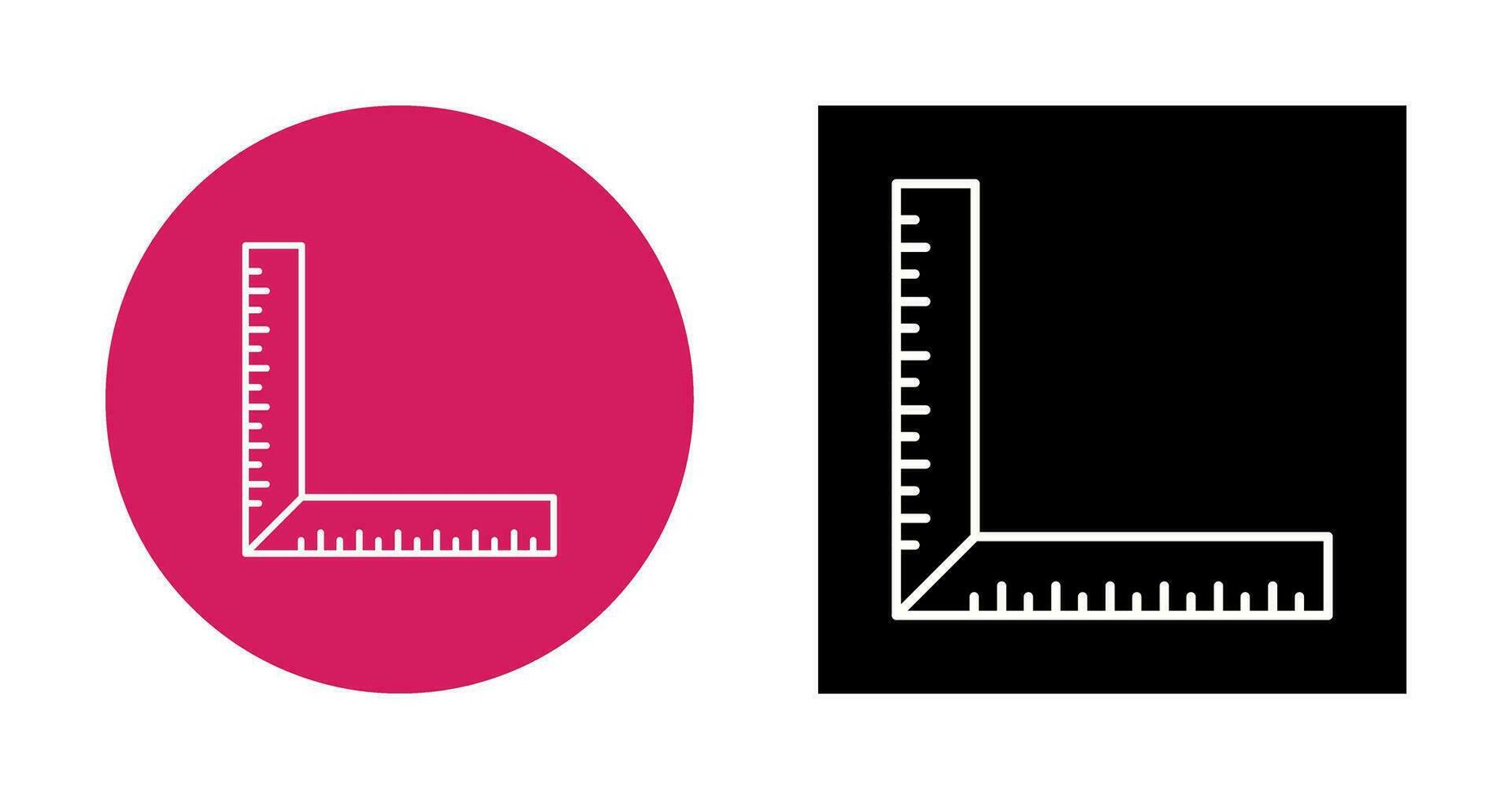 square Ruler Vector Icon