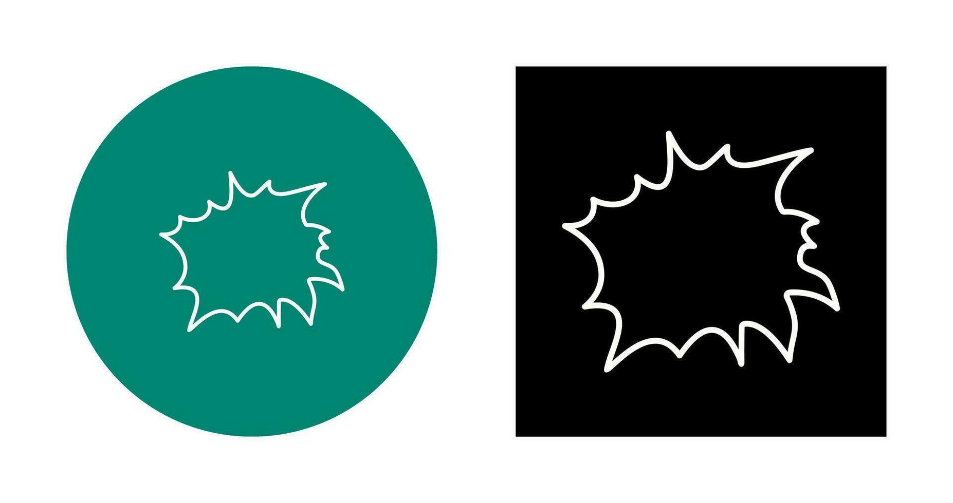 Unique Explosion Vector Icon