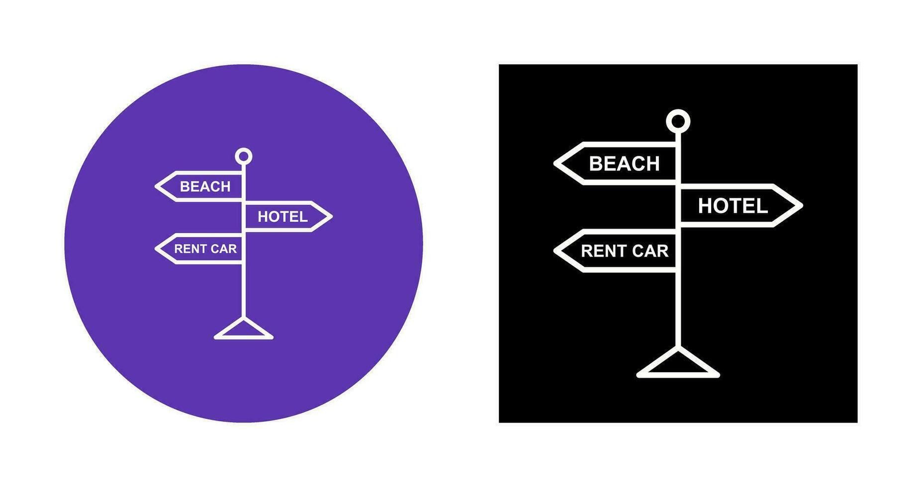 Signboard Vector Icon